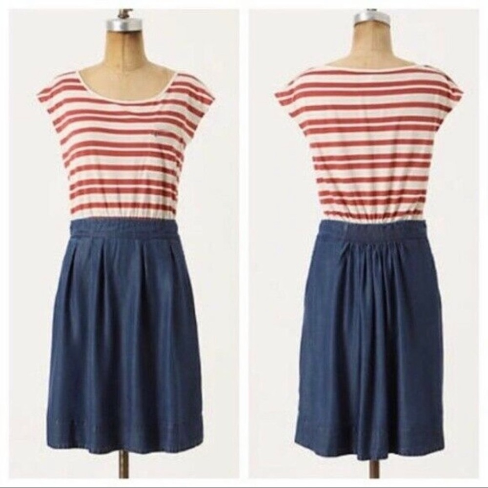Anthropology Odille one piece dress. Size 4